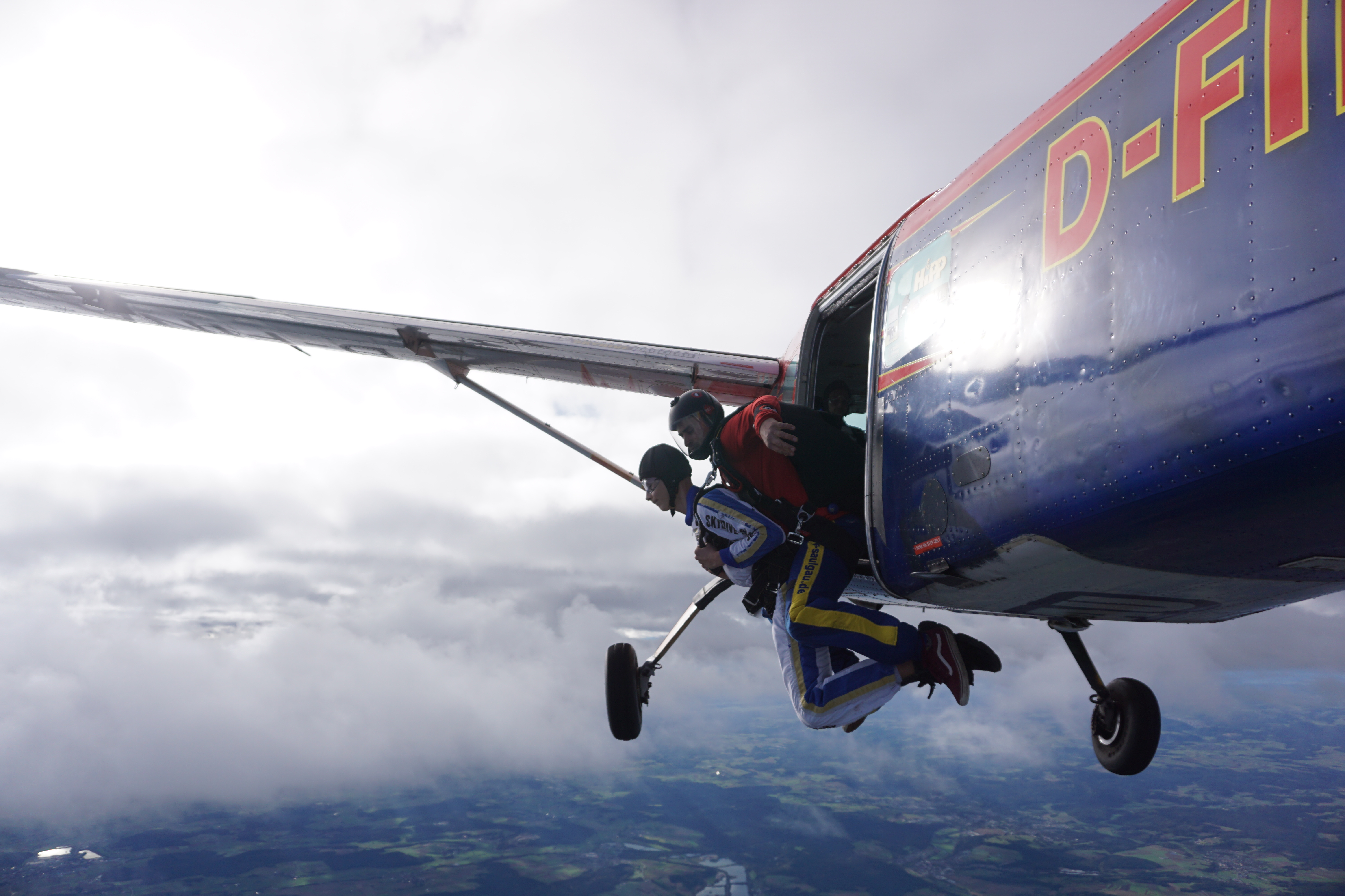 Fallschirmsprung aus 4.000m